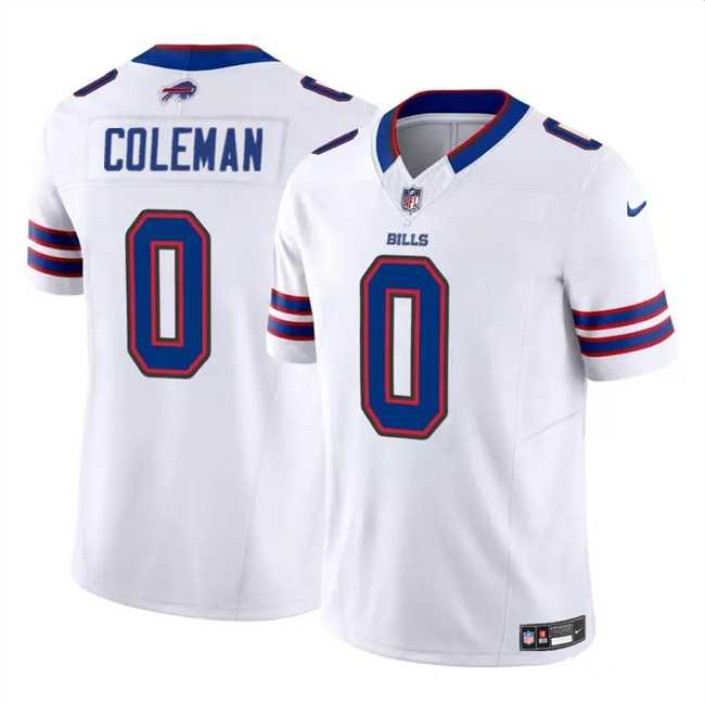 Men & Women & Youth Buffalo Bills #0 Keon Coleman White 2024 Draft F.U.S.E. Vapor Untouchable Limited Stitched Jersey->buffalo bills->NFL Jersey